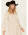 Image #2 - Shyanne Women's Lace Long Sleeve Button-Down Mini Dress, Natural, hi-res