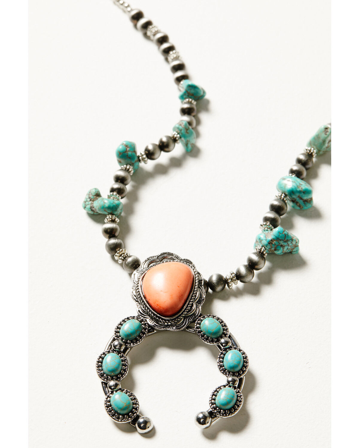 Image #2 - Cowgirl Confetti Women's Save Me Statement Beaded Necklace, Silver, hi-res