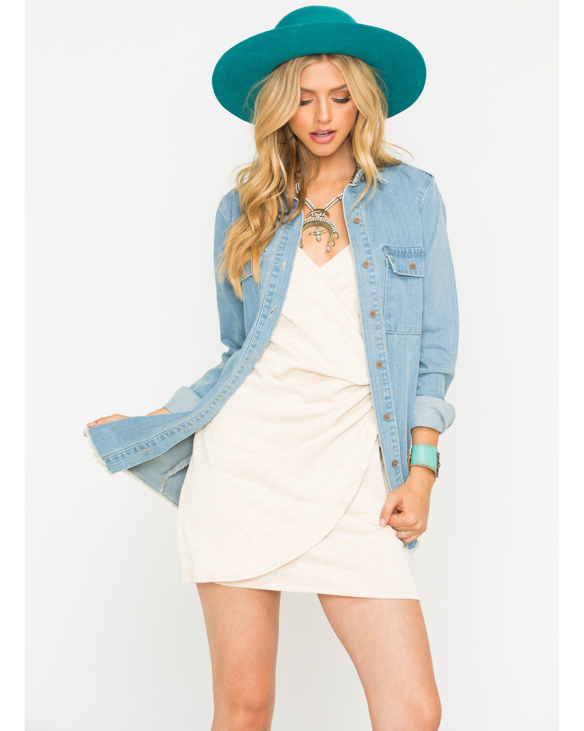 women's denim shirt jacket