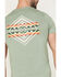 Image #4 - Pendleton Men's Geo Print Logo Short Sleeve Graphic T-Shirt, Sage, hi-res
