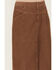 Image #2 - Free People Women's Come As You Are Corduroy Maxi Skirt , Chocolate, hi-res