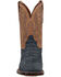 Image #4 - Dan Post Women's Exotic Sueded Caiman Western Boots - Broad Square Toe, Blue, hi-res
