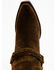 Image #6 - Cleo + Wolf Women's Willow Western Fashion Booties - Snip Toe, Olive, hi-res
