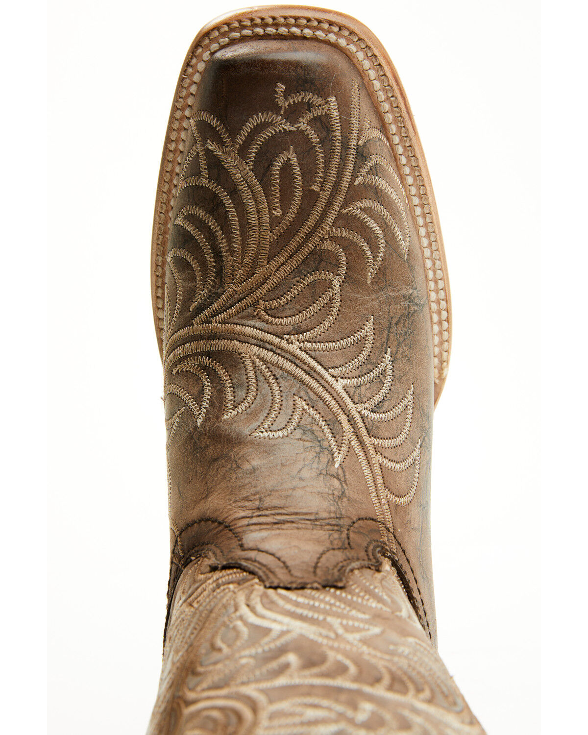 Image #6 - Corral Women's Embroidered Western Boots - Square Toe, Brown, hi-res