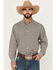 Image #1 - Cinch Men's Floral Geo Print Long Sleeve Button-Down Western Shirt, Multi, hi-res