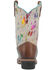 Image #4 - Dan Post Little Girls' Rumi Western Boots - Broad Square Toe, White, hi-res