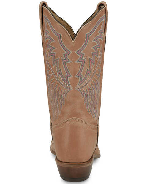 Image #5 - Tony Lama Women's Sagrada Western Boots - Square Toe , Tan, hi-res