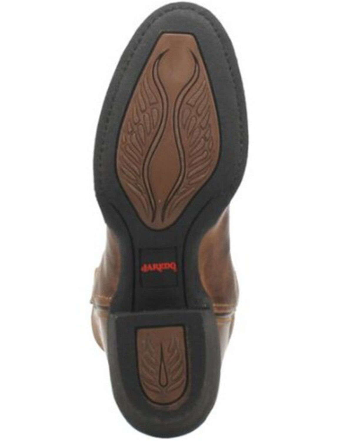 Image #7 - Laredo Women's Brown Shortie Western Booties - Round Toe, Brown, hi-res