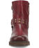 Image #4 - Dingo Women's Anarchy Harness Booties - Round Toe, Wine, hi-res