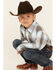 Amarillo Boys' Copper Ridge Dawn Ombre Plaid Long Sleeve Snap Western Shirt , Multi, hi-res