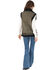 Image #5 - Frye Women's Belted Faux Shearling Vest, Olive, hi-res