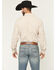 Image #4 - Cody James Men's Tanhue Plaid Print Long Sleeve Snap Western Shirt - Tall, Sand, hi-res