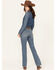 Image #3 - Wrangler Women's Ada Medium Wash High Rise Bootcut Stretch Denim Jeans, Medium Wash, hi-res