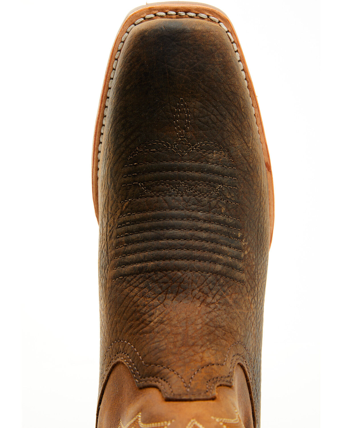 Image #6 - Dan Post Men's Creed Performance Western Boots - Square Toe, Chocolate, hi-res