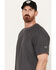 Image #2 - Hawx Men's UPF Short Sleeve Work T-Shirt, Charcoal, hi-res