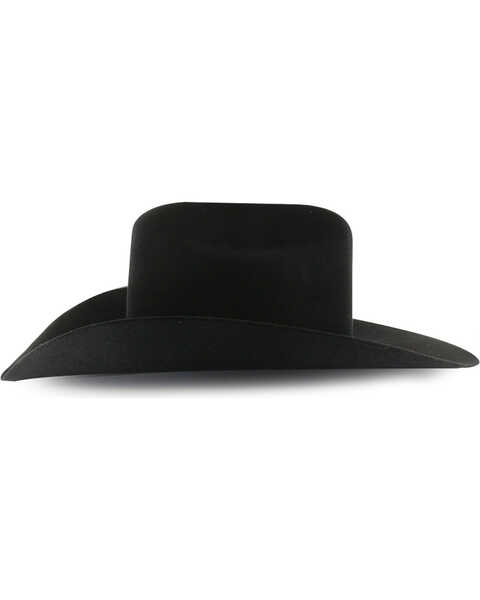 Image #5 - Rodeo King Low Rodeo 7X Felt Cowboy Hat, Black, hi-res