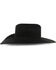 Rodeo King Men's Low Rodeo 7X Felt Cowboy Hat, Black, hi-res