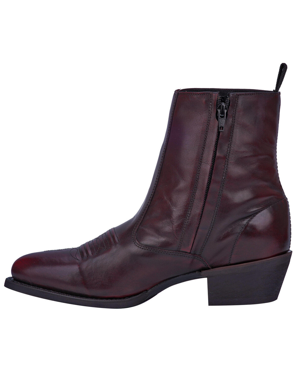 mens side zipper cowboy boots