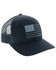 HOOey Men's Liberty Roper Flag Trucker Cap, Black, hi-res