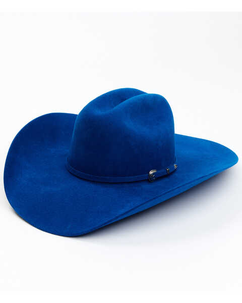 Serratelli 2X Felt Cowboy Hat, Royal Blue, hi-res