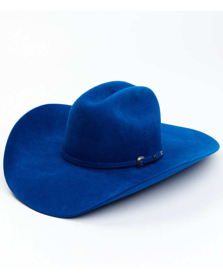 Seratelli 2X Wool Western Hat, Royal Blue, hi-res