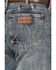 Image #4 - Wrangler Retro Men's Slim Fit Bootcut Jeans , Blue, hi-res