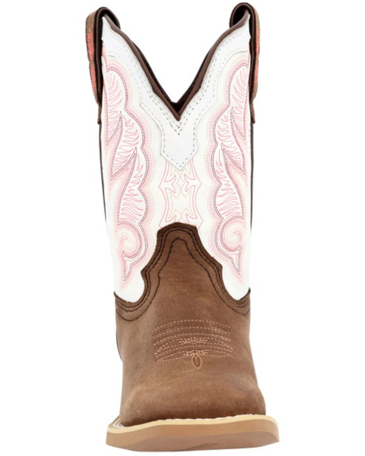 Image #4 - Durango Little Girls' Lil' Rebel Pro™ Western Boots - Broad Square Toe, Brown, hi-res
