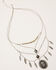 Image #2 - Shyanne Women's Claire Multi-Layered Concho Necklace, Silver, hi-res