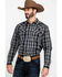 Image #1 - Cody James Men's Chapman Small Plaid Long Sleeve Western Shirt, , hi-res