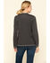 Ariat Women's Charcoal Heather Rebar Logo Long Sleeve Work Shirt, Charcoal, hi-res