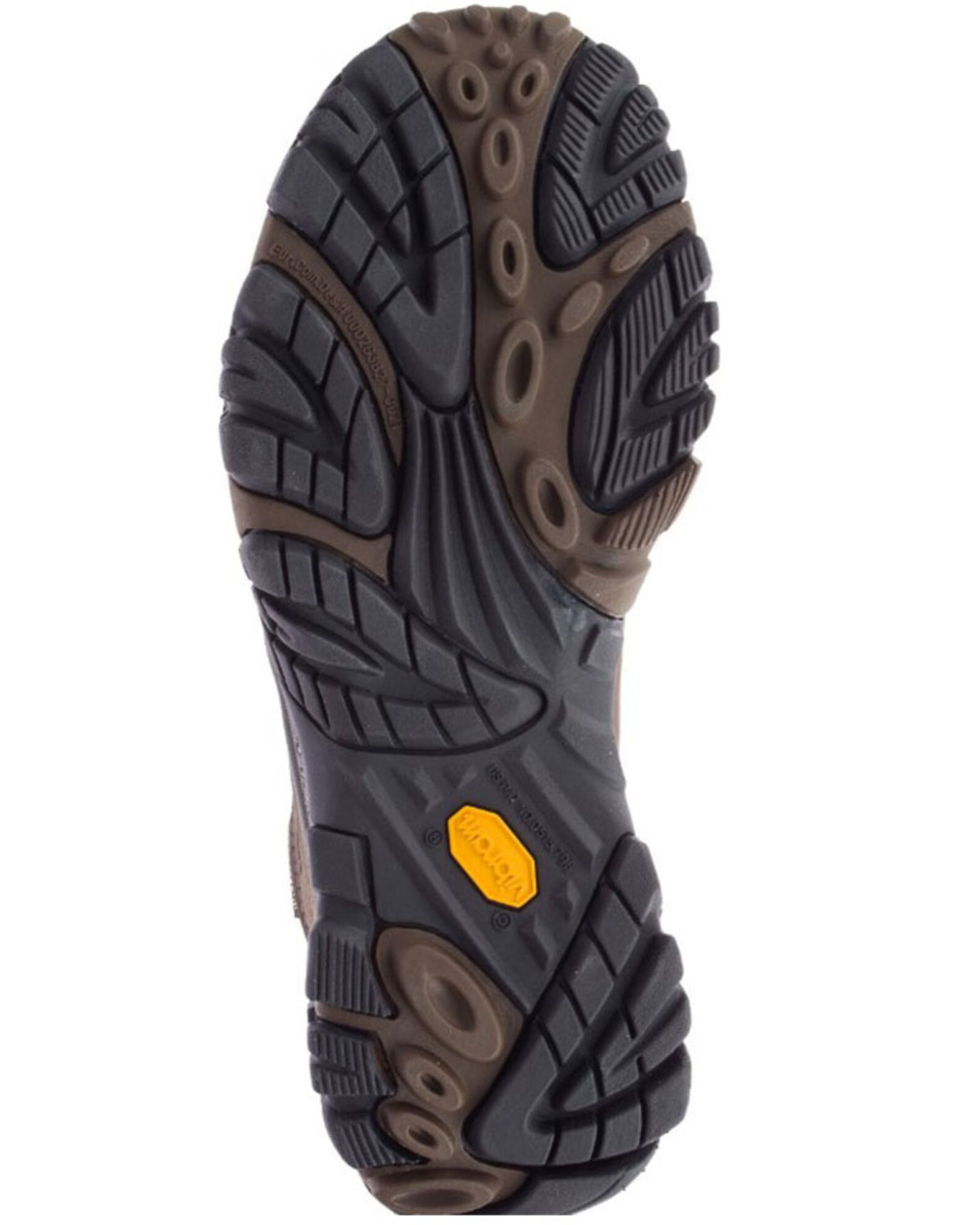 Image #6 - Merrell Men's Brown MOAB Adventure Waterproof Hiking Boots - Soft Toe, Brown, hi-res