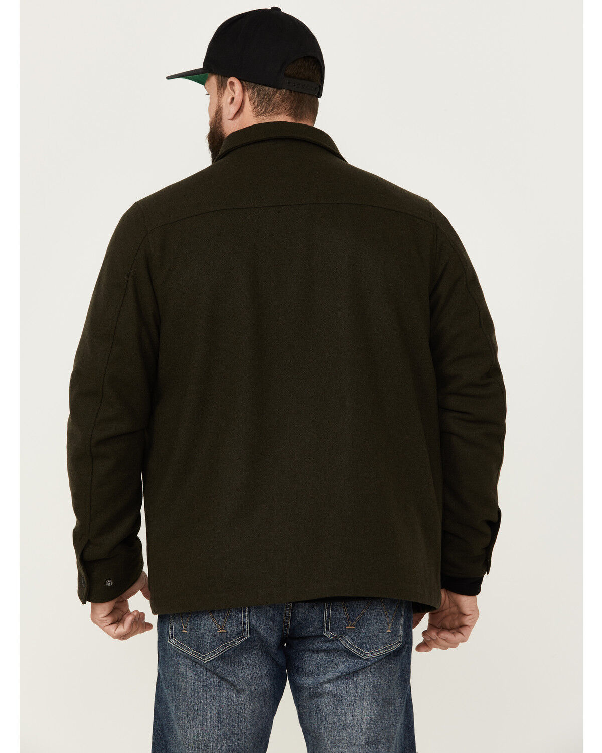 Image #4 - Brothers and Sons Men's Franklin Wool 2 in 1 Jacket, Dark Brown, hi-res