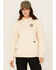 Image #2 - Troll Co Women's Can't Be Tamed Graphic Hoodie, Cream, hi-res