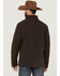 RANK 45 Men's Rodeo Southwestern Logo Sleeve Zip-Front Softshell Jacket , Brown, hi-res