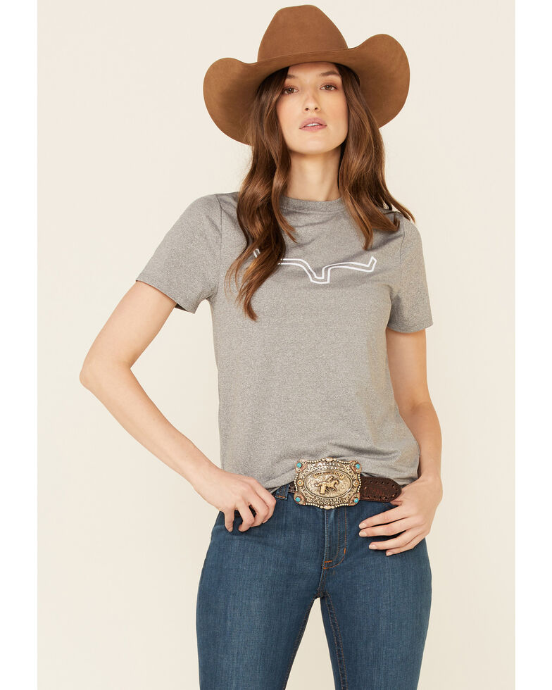 Kimes Ranch Women's Outlier Tech Short Sleeve Tee, Grey, hi-res