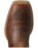 Image #4 - Ariat Men's Bar Top Barrel Lasco Ultra Performance Western Boot - Broad Square Toe, Brown, hi-res
