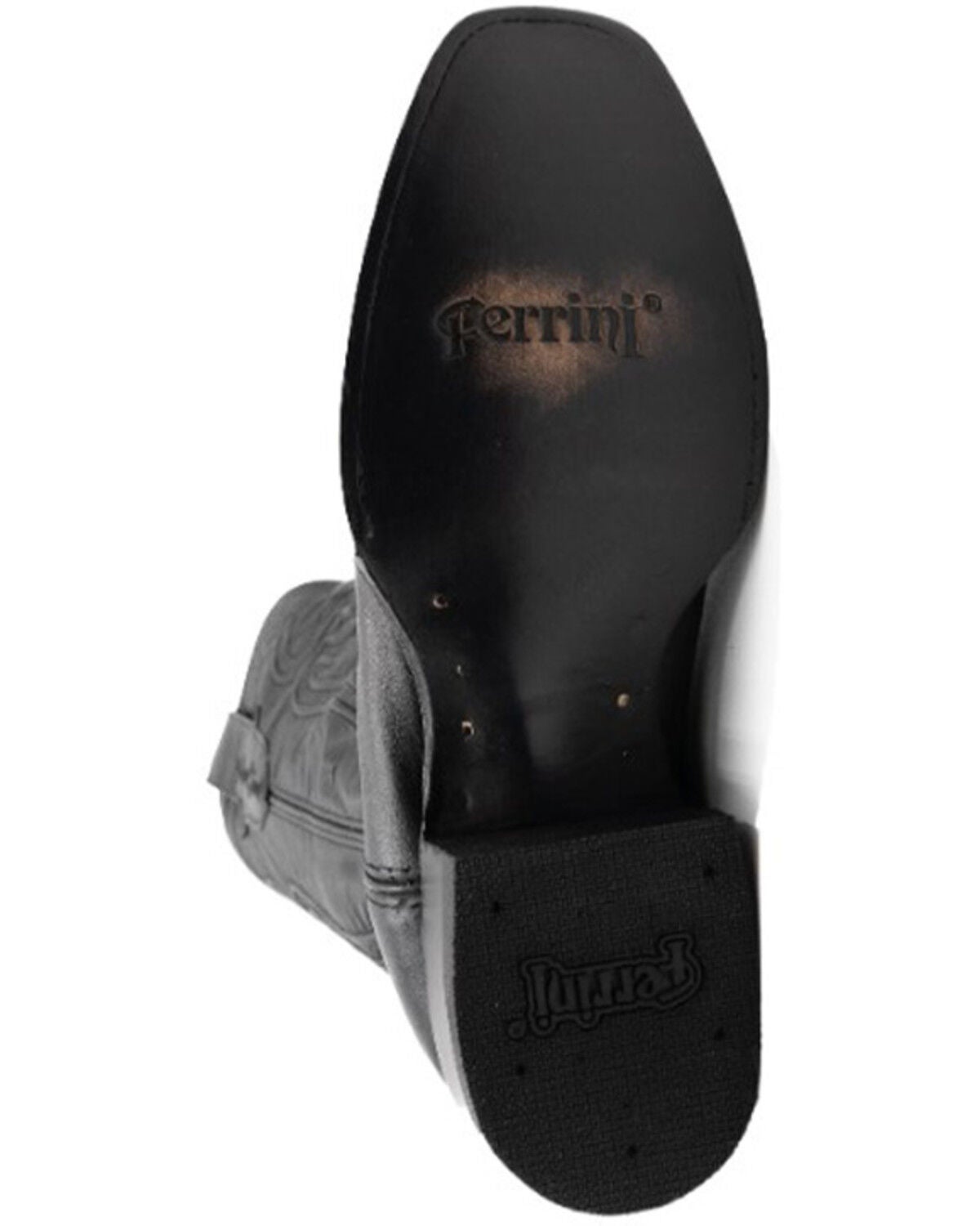 Image #7 - Ferrini Men's Wyatt Western Boots - Square Toe, Black, hi-res