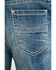 Rock & Roll Denim Men's Reflex Double Barrel Vintage Stretch Relaxed Straight Jeans , Blue, hi-res
