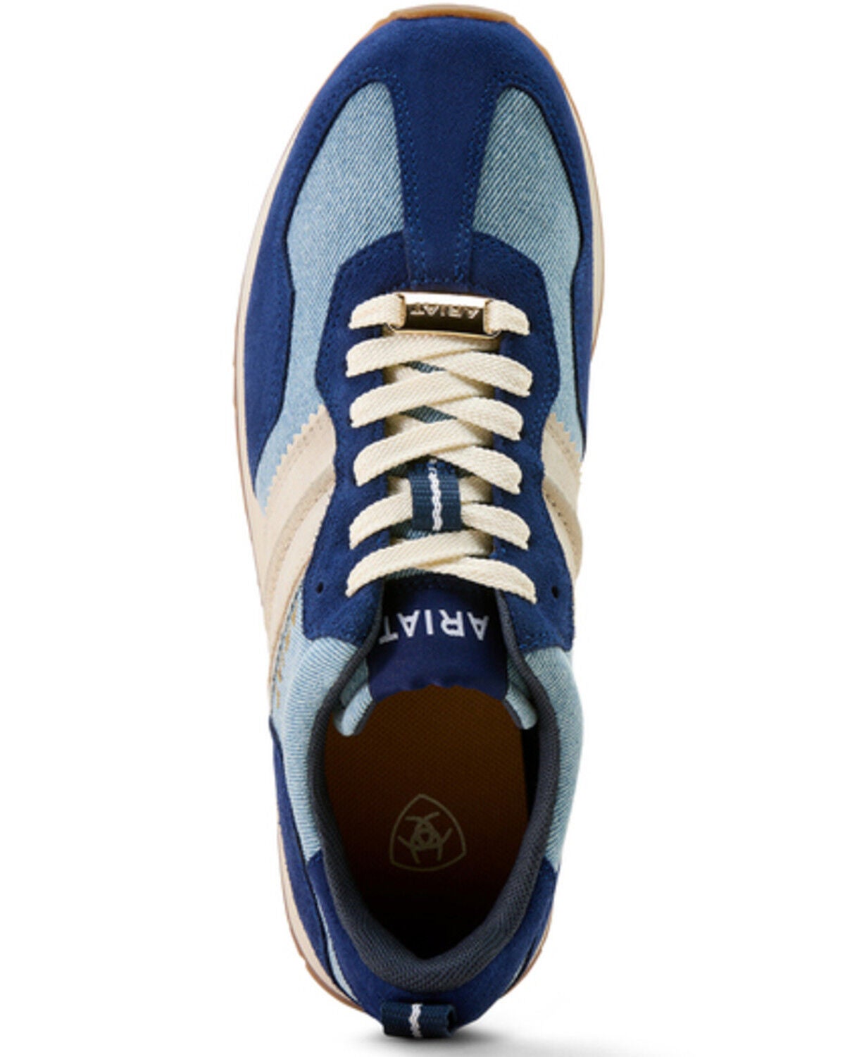 Image #4 - Ariat Women's Ranch Runner Casual Shoes, Blue, hi-res