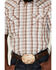 Image #3 - Cody James Men's Mount Vernon Small Plaid Short Sleeve Pearl Snap Western Shirt, Brown/blue, hi-res