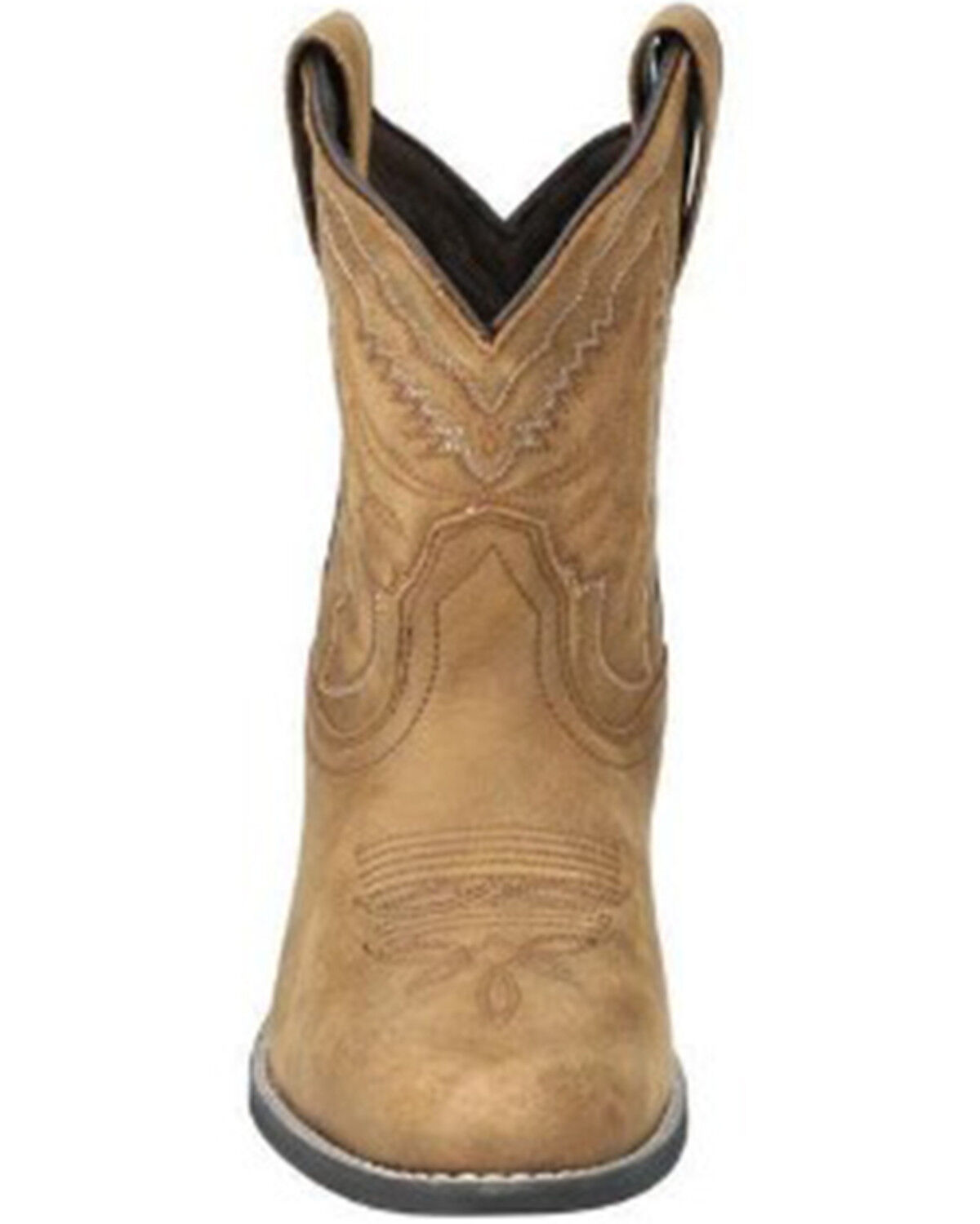 Image #4 - Smoky Mountain Women's Daisy Distressed Western Boots - Round Toe, Brown, hi-res