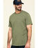 Hawx Men's Olive Solid Pocket Short Sleeve Work T-Shirt , Olive, hi-res