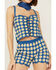 Image #2 - Sadie & Sage Women's Daisy Crochet - 2-Piece Set, Blue, hi-res