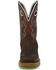 Justin Men's Marshal Western Work Boots - Steel Toe, Brown, hi-res