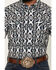 Image #3 - RANK 45&reg; Men's Rodeo Tech 2.0 8 Seconds Southwestern Print Short Sleeve Snap Stretch Performance Shirt, Blue, hi-res