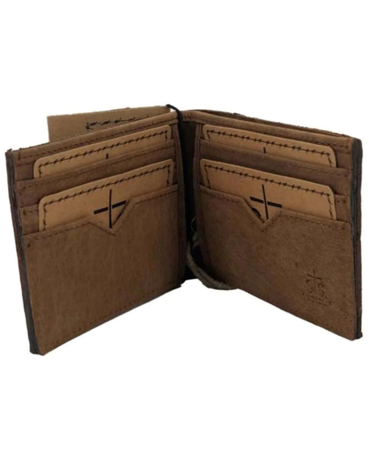 Image #2 - STS Ranchwear by Carroll Men's Foreman Bifold II Wallet, Brown, hi-res