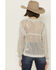 Image #4 - Cleo + Wolf Women's Allison Open Knit Long Sleeve Sweater , Blue, hi-res