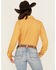 Image #4 - Cinch Women's ARENAFLEX® Printed Long Sleeve Button-Down Western Shirt, Gold, hi-res