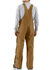 Image #2 - Carhartt Men's Solid Brown Zip-To-Thigh Unlined Bib Overalls - Big, Brown, hi-res