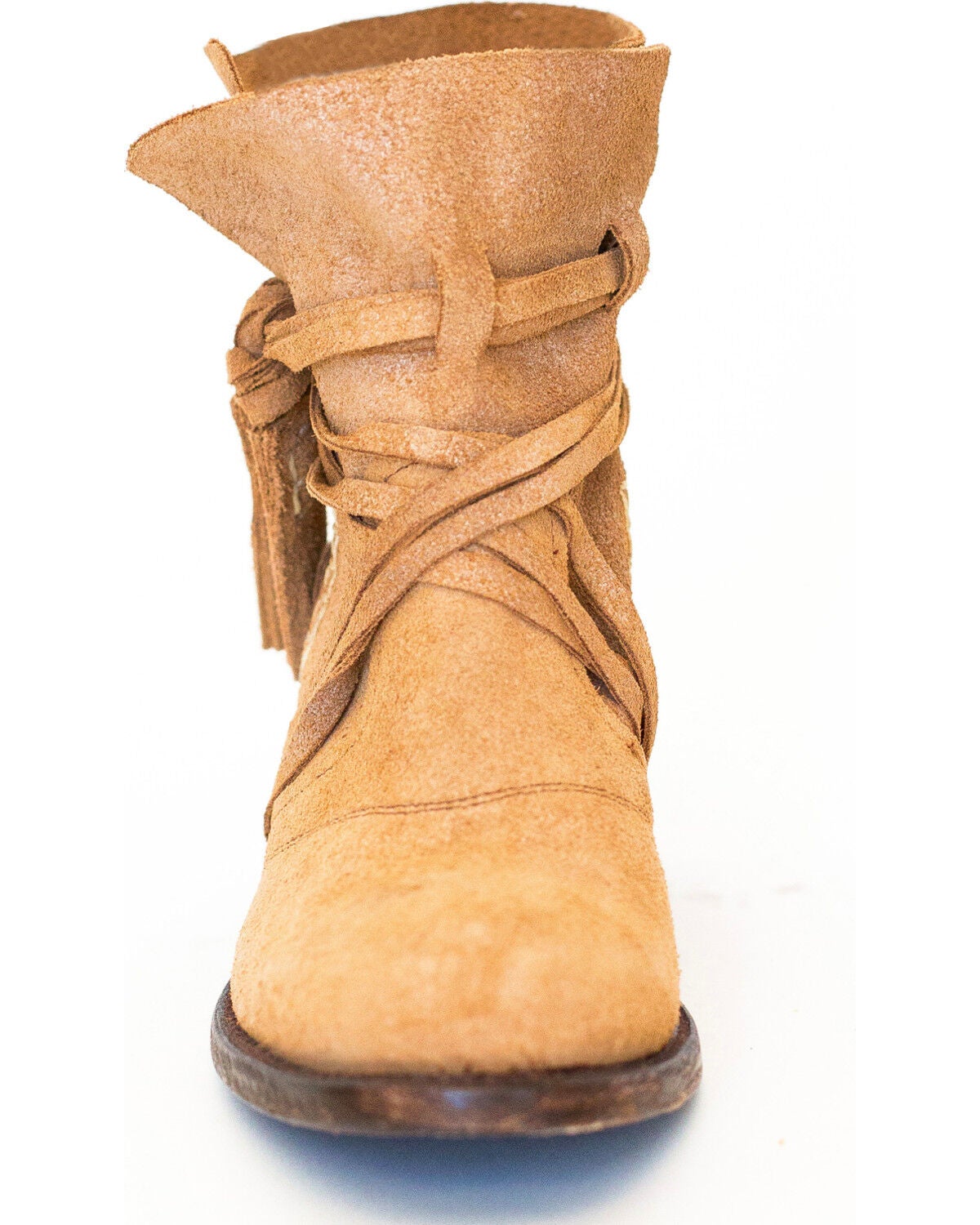 Image #4 - Miss Macie Women's Katie Jo Suede Booties - Round Toe, , hi-res